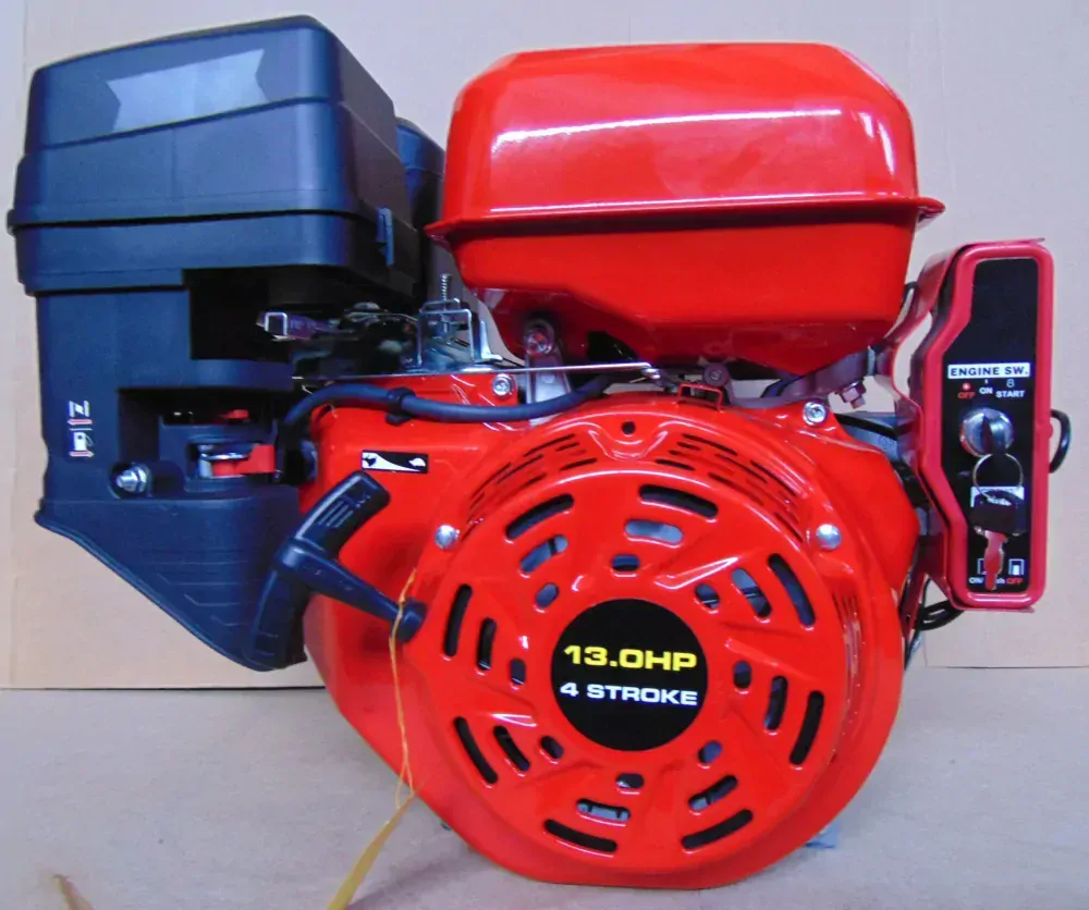 Motor HG 390 QE, 13 HP eL.+ruční start, hřídel 25,4mm=GX390E