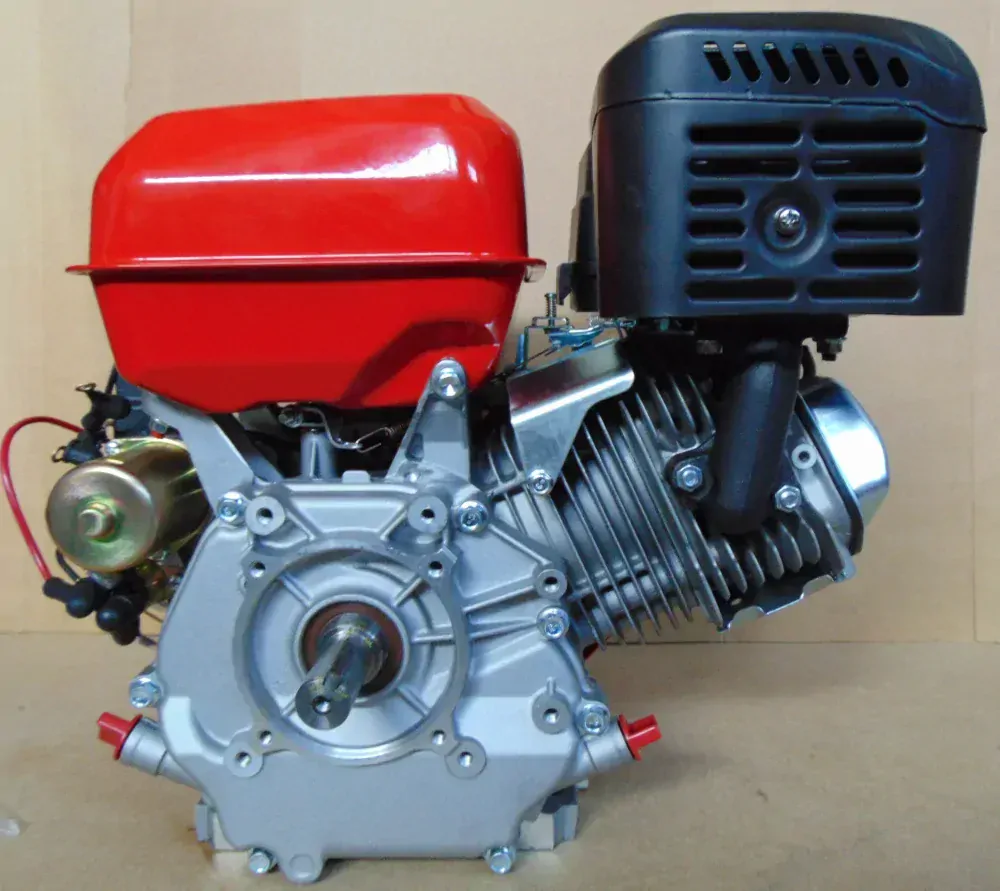 Motor HG 390 QE, 13 HP eL.+ruční start, hřídel 25,4mm=GX390E