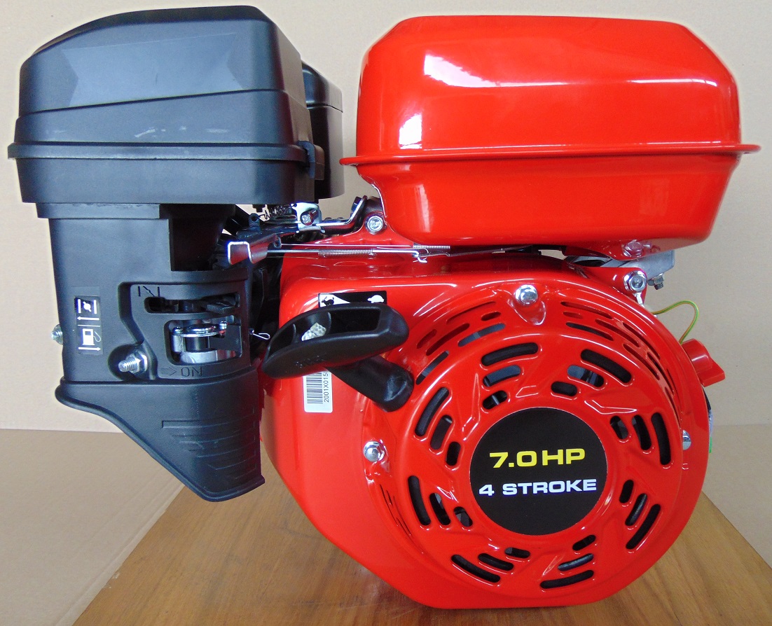 Motor HG 210 Q, 7,0 HP, ruční start, hříd. 19,05mm