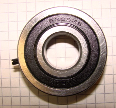Ložisko generátoru Ø 43/17mm, s kolíkem