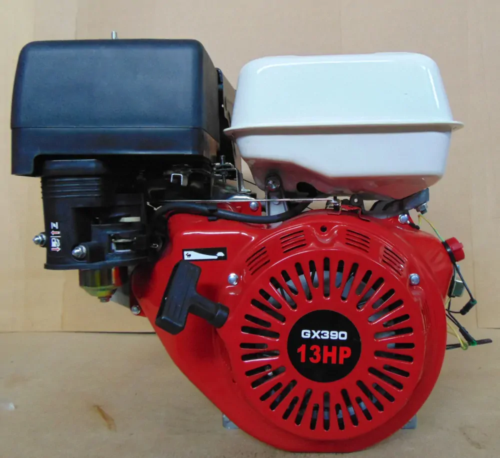 Motor HG 390 Q, 13 HP, ruční start, hř. 25,4mm = GX390