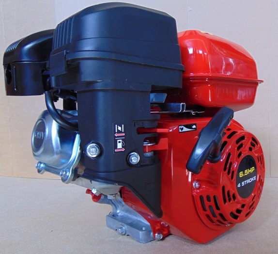 Motor HG 200 S, 6,5 HP, ruční start, hř. 20 mm = GX200 