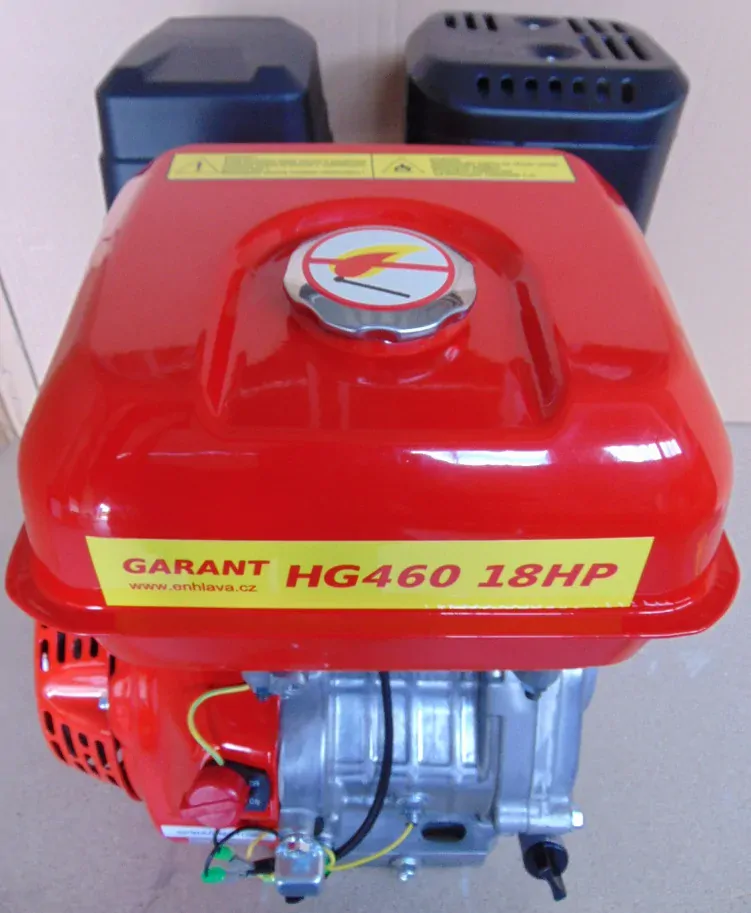 Motor HG 460 S, 18HP, ruční start, hř. 25mm