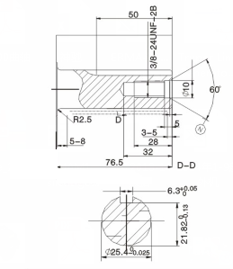 Motor HG690QE, 2-válcový  23 koní, elektrostart, hř. 25,4mm