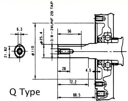 Motor HG 390 QE, 13 HP eL.+ruční start, hřídel 25,4mm=GX390E